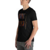 Black Short-Sleeve T-Shirt Jazzy Saying Jazzy Art Saxophone Motif - Image 3